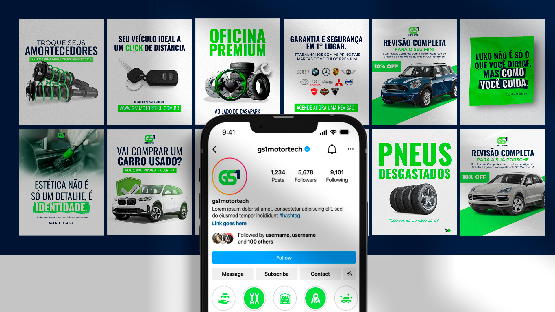 GS1 MOTORTECH - Design Social media